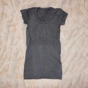 LuluLemon Swiftly Tech Short Sleeve Gray Top